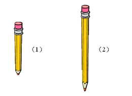 哪根铅笔比较长?